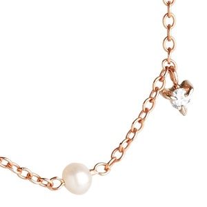 Catbird 14k Pearl Diamond & Gold Dewdrop Necklace